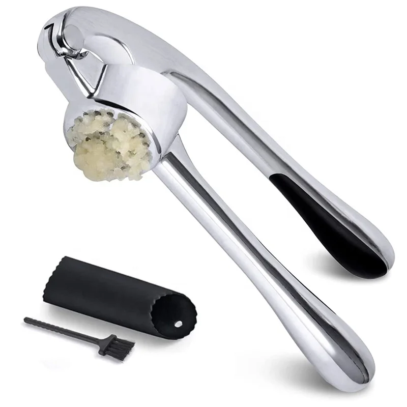 Hot Sale Professional Ginger Garlic Mincer With Cleaning Brush And Silicone Roller