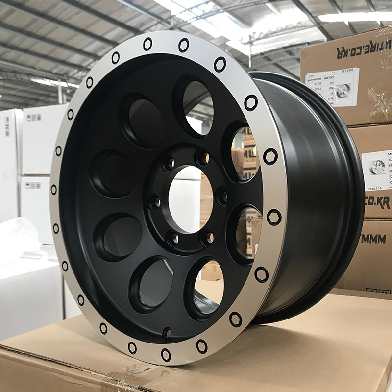 Kipardo 16 INCH 15 INCH 6x139.7 6x135 6x130 6x114.3 5x127 5X114.3 suv 4x4 wheels for pickup and truck