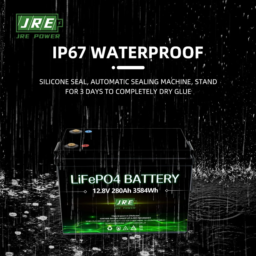Аккумулятор LiFePO4 12 8 В 280Ah 3584Wh для кемпинга