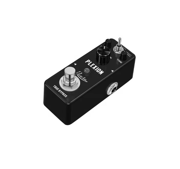 Hot sale mini black Distortion-Plexion multi effect pedal guitar patch cable Guitar Accessories