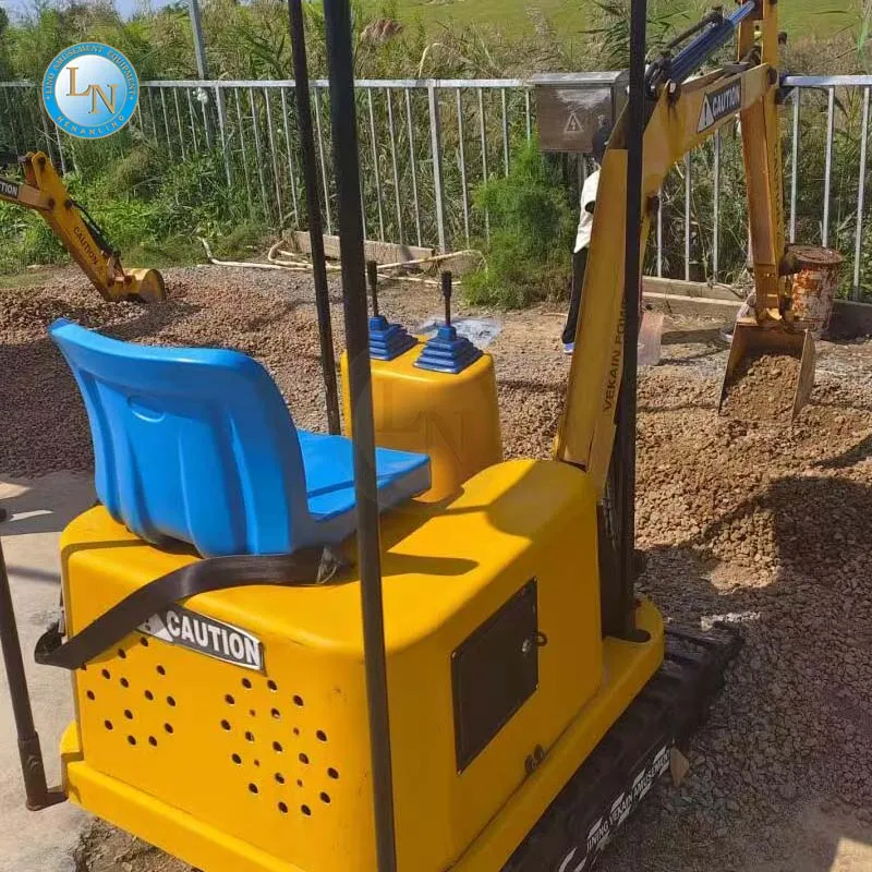 Outdoor Park Hot sale Playground Kids Game Excavator machine / Children Excavator / Kids Electric Toys Excavator