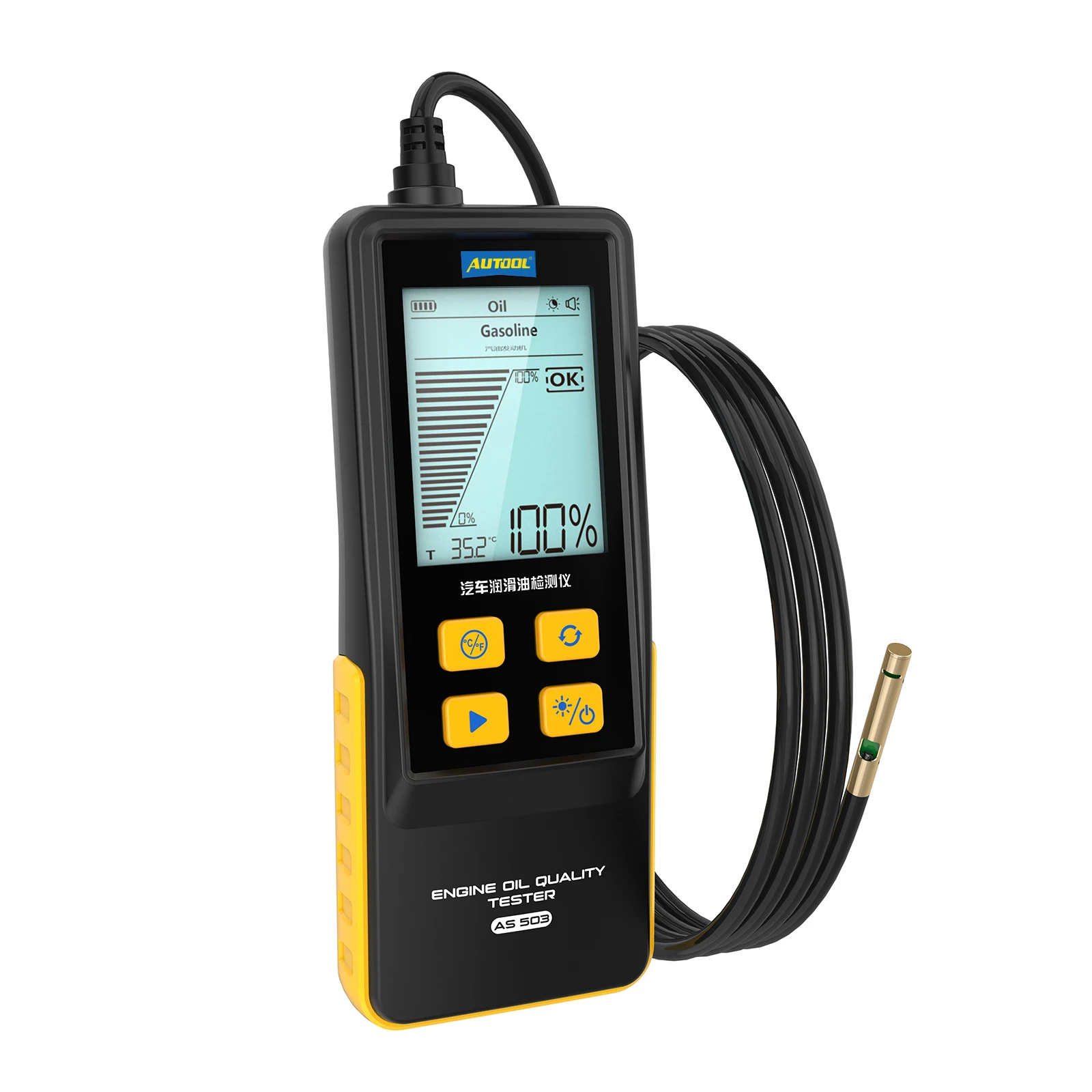 AUTOOL AS503 Vehicle Automotive Lubricant Lubricating Oil Analysis Testing Device Equipment