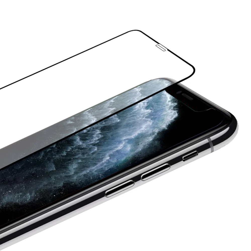3D изогнутое полное покрытие анти синий свет Закаленное стекло протектор экрана Iphone 11 экран конфиденциальности