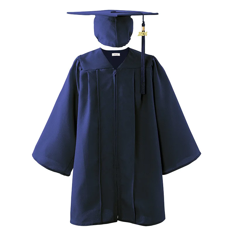 Manufacturers kids children bachelor uniform wholesale graduation gowns with caps