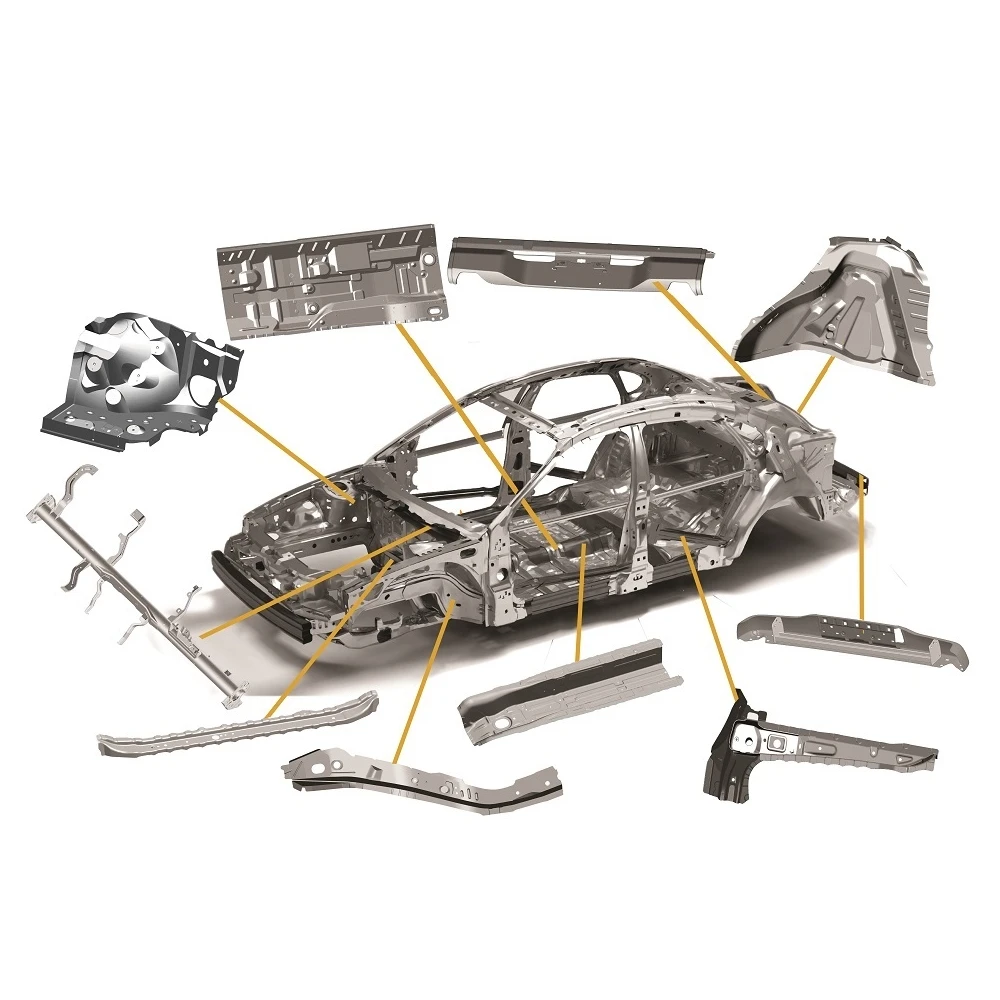 China Car Metal Auto Body Parts Sheet Metal Stamping Parts