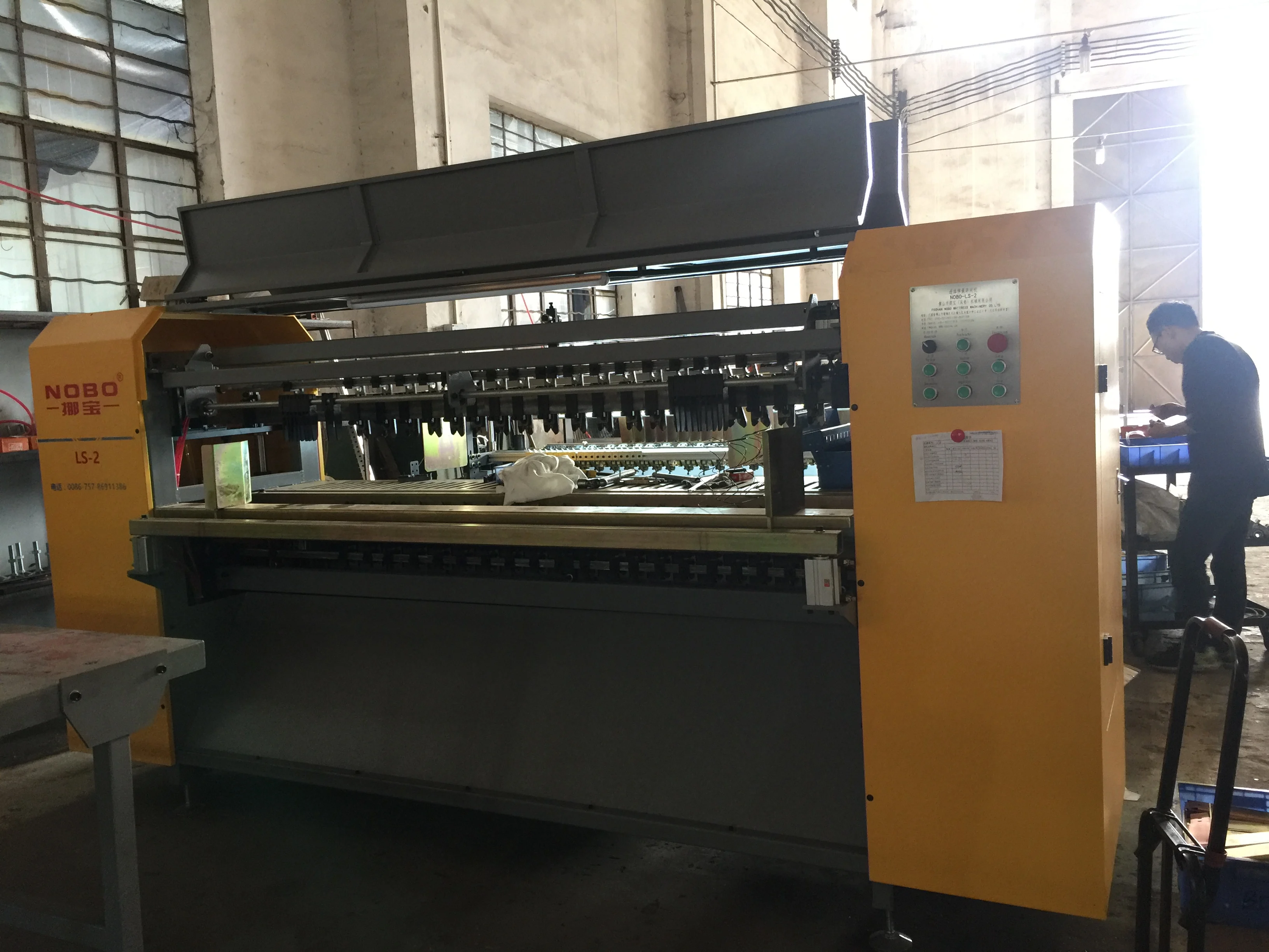 Пружин на проволочно-волочильный стан сборки пластинчатой пружины машина по производству NOBO-LS-2