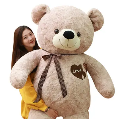 
New giant teddy bear plush toy large size teddy bear kids toys 190cm teddy bear 