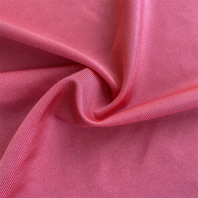 4 Way Stretch Jersey Twill 55D 88% Polyester 12% Spandex Lycra Fabric For Swimsuit