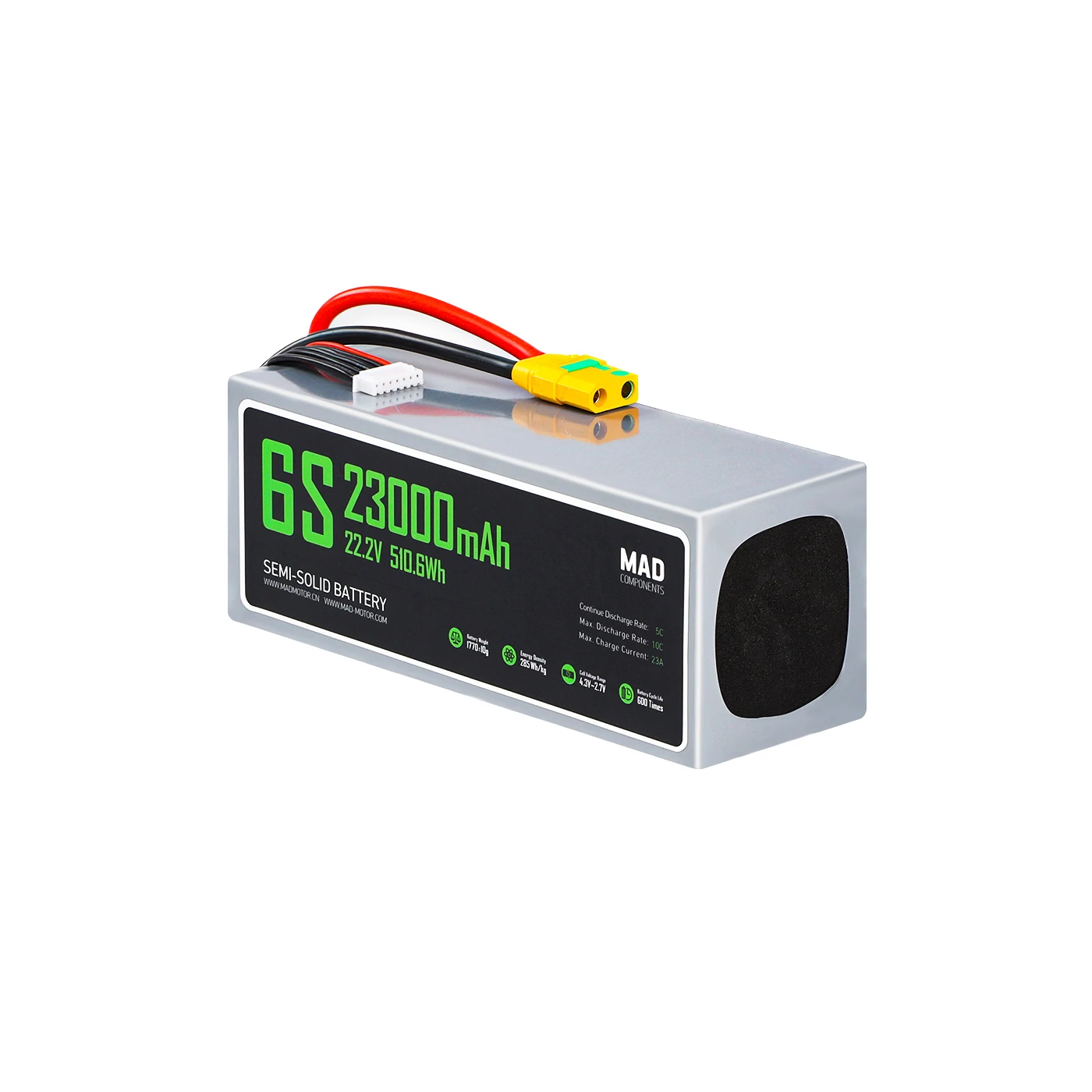 6S 23Ah высокомощный Дрон твердотельный литиевый аккумулятор 6s Lipo 10000/16000/22000/23000/30000 мАч 22 2 В 100c Аккумулятор для Fpv