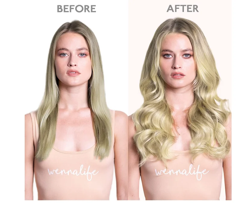 Wire Hair Extensions (Increase 50% Lifespan) Real Human Hair 20 inch 110g Ash Blonde to Golden Blonde Platinum Blonde Remy Hair