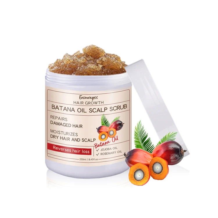 Private Label Organic 100% Pure Raw Batana Oil Butter Natural Anti Loss Hair Regrowth Batana Oil for Hair Growth