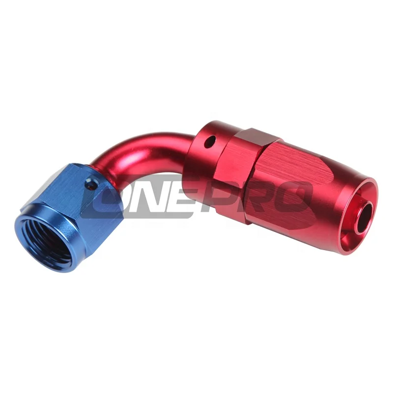 
High Performance Aluminum Straight Oil Fuel Water Air Line Female AN Swivel Hose End Fitting 