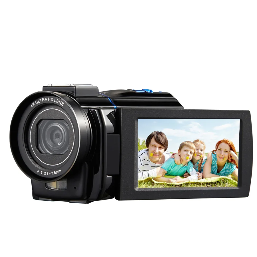 13.0MP Cmos сенсор Super 4K 25fps WIFI цифровая видеокамера с цветным дисплеем 3