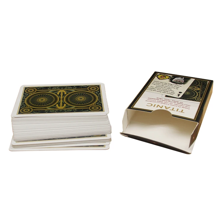 Wholesale Custom Design Paper Playing Cards Poker PVC Plastic Poker Cards Playing Card With Your Own Logo Design