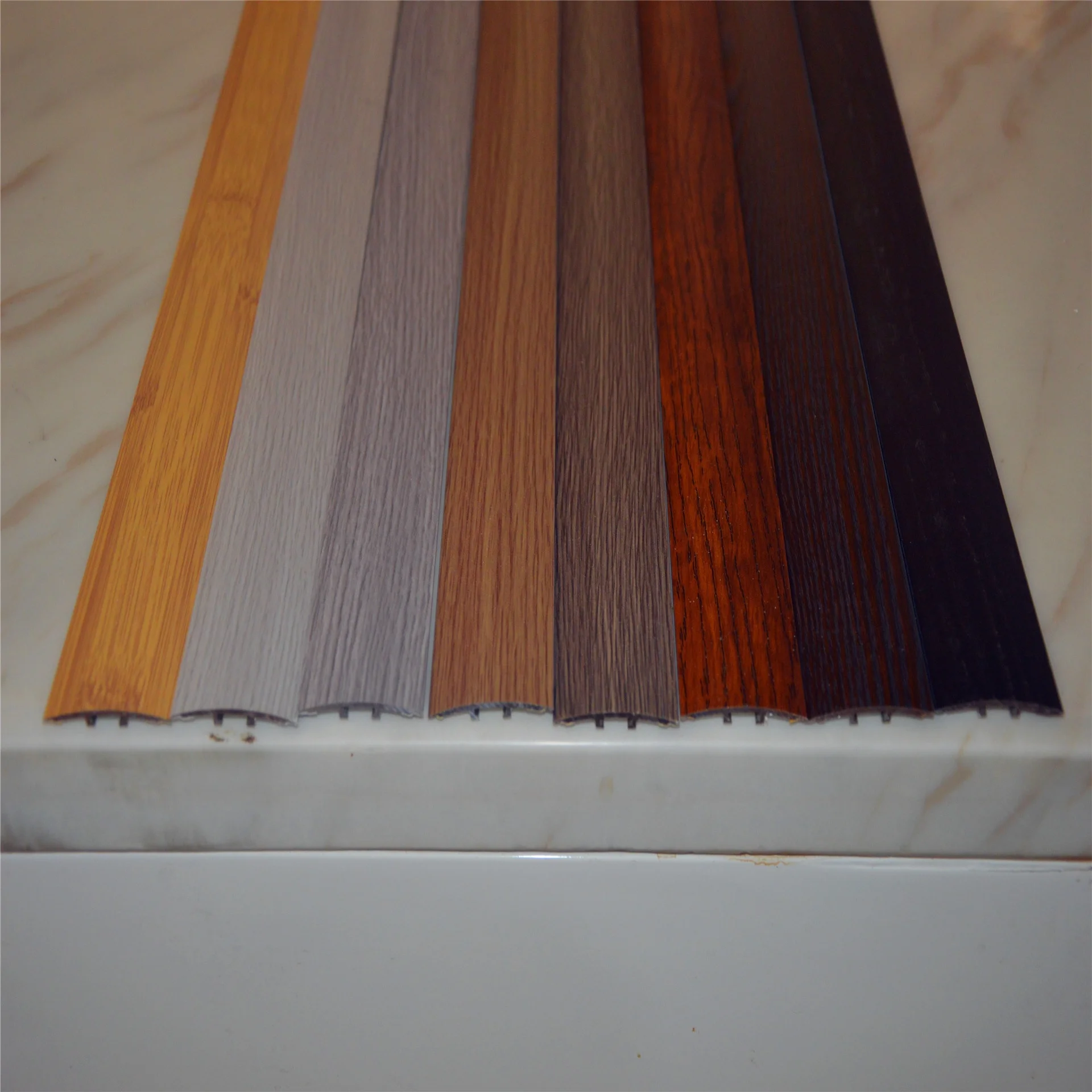 Customized Aluminum floor vinyl flooring trim pvc flooring edge trim