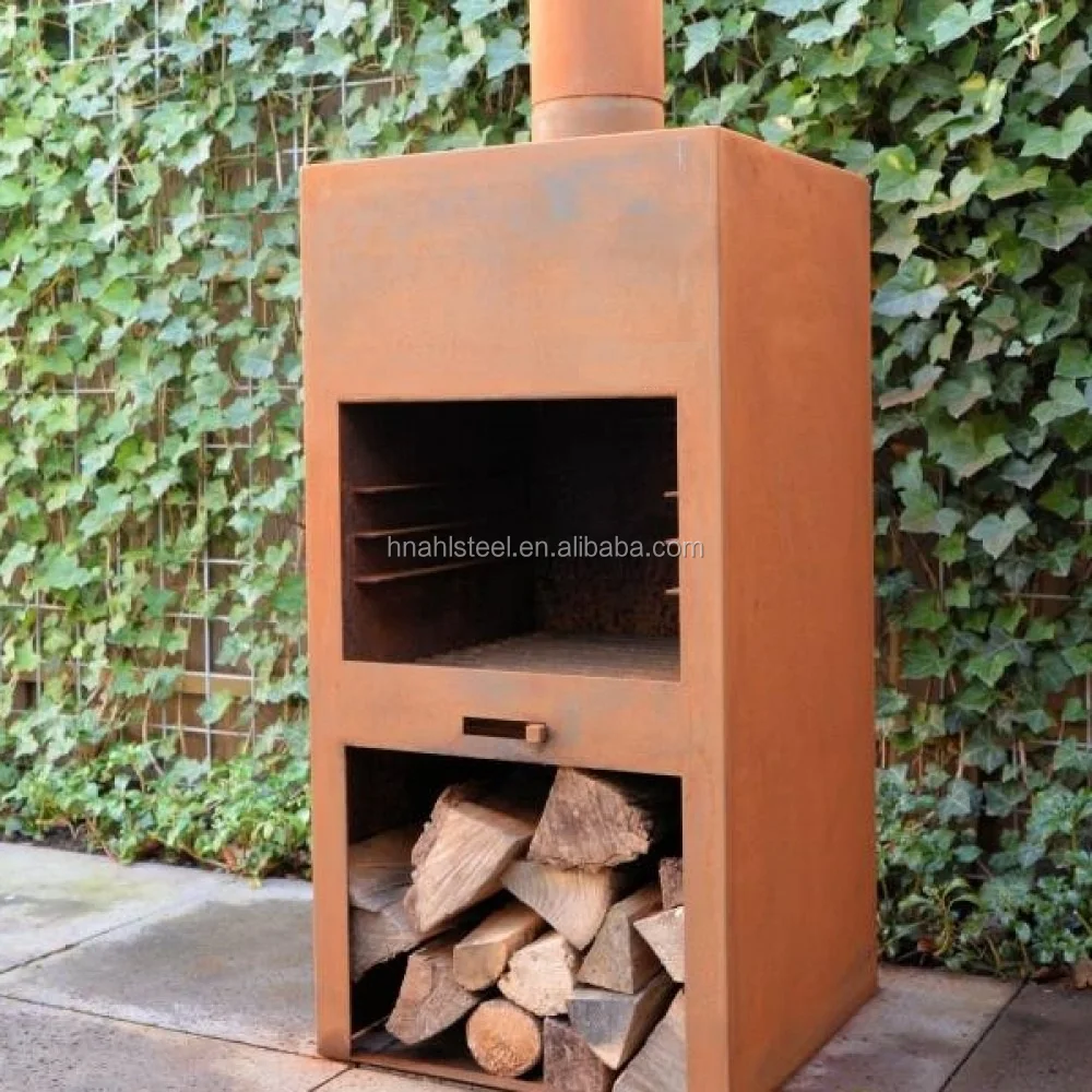Outdoor wood burning stove gas fuel heater patio firepit