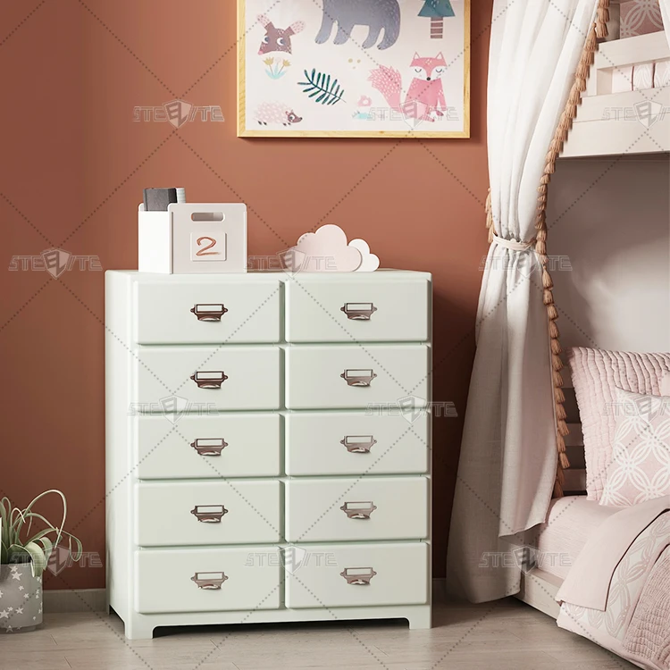 Modern style antique hall decoration furniture multiple drawers sideboard cabinet metal design