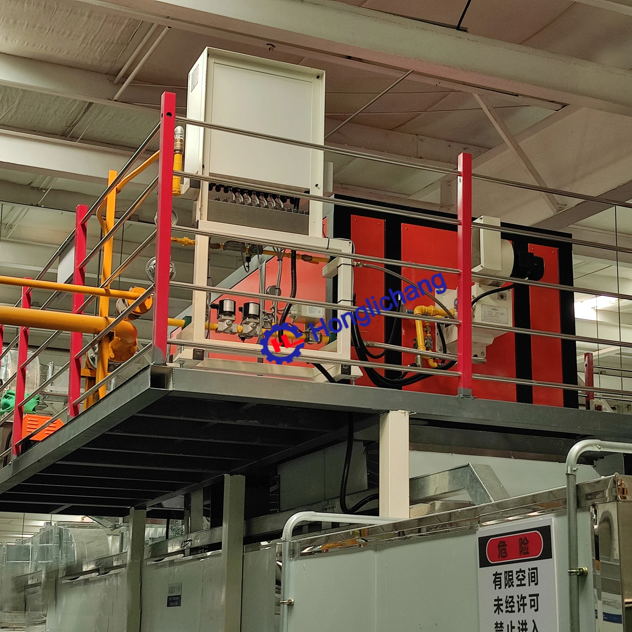 Latex Glove Manufacturing Convective Oven Heating Furnace Combustion Chamber with Hot Air Circulating for Direct Heat Transfer