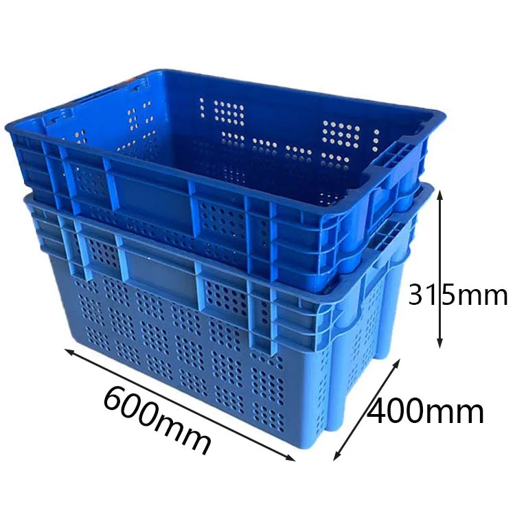 Time Limit Promotion Foldable Agriculture Vegetable Folding Baskets Collapsible Plastic Fruit Crates