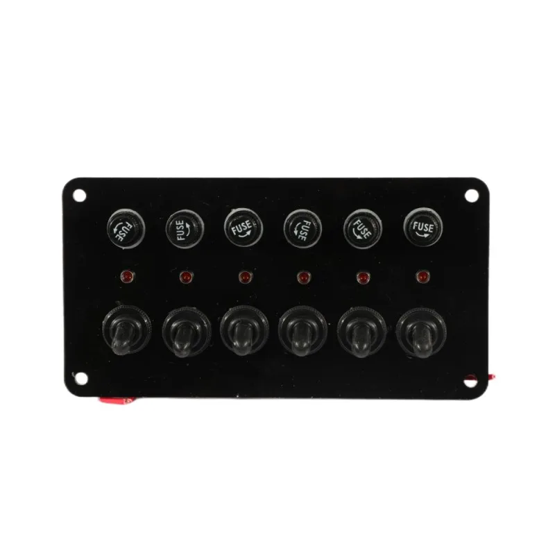 6GANG Кулисный тумблеры 6 Pin Горячая Распродажа 12v 24v Rv Utv Atv Морской точечные светильники