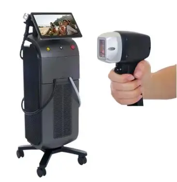 Лидер продаж 2023, диодный лазер для удаления волос с двумя головками Ice мощностью 1600 Вт