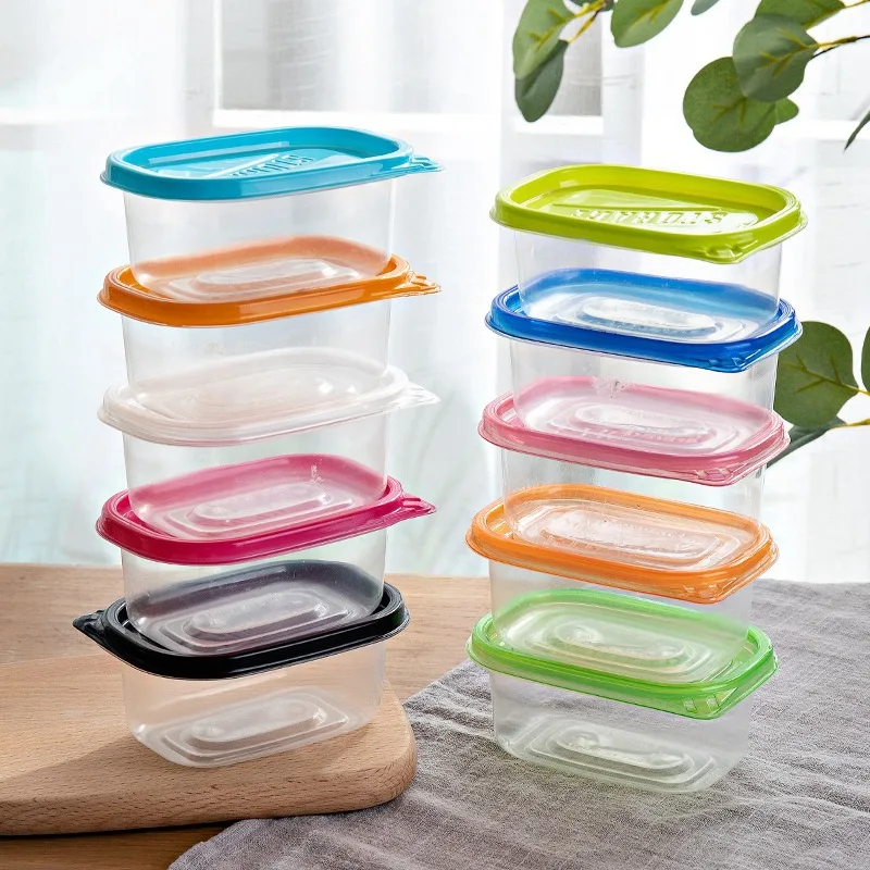 Luxury microwave plastic food container disposable Takeaway Box Plastic Food Storage PP Plastic Food Container