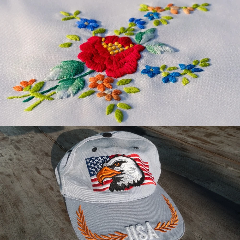 2024 latest multi-needles fully automatic one head hat making embroidery machine