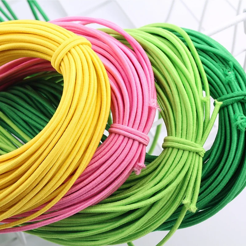 Strong Stretch Elastic Rope Bungee Shock Cord For Shoelaces Drawstring Cord