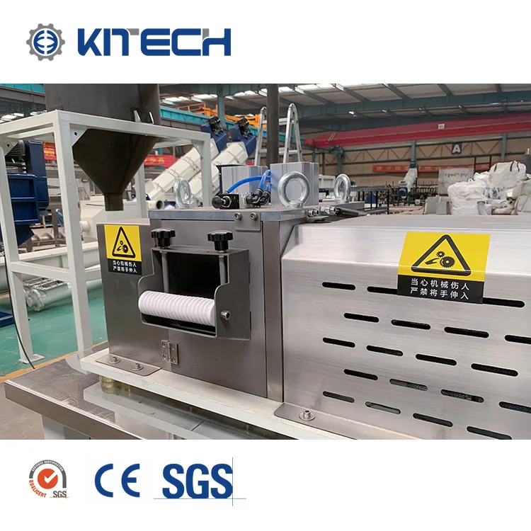 Kitech PE PET EPS PS HIPS Flakes Water Strand Pelletizing Cutting Machines