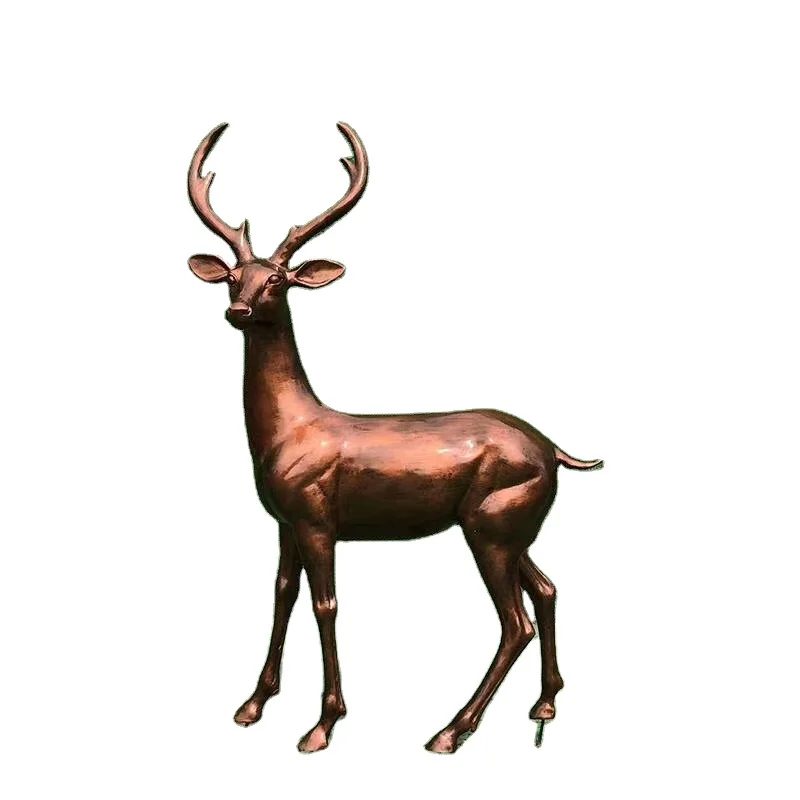 Best New Products Custom design cheap price garden decoration fiberglass bronze deer statue