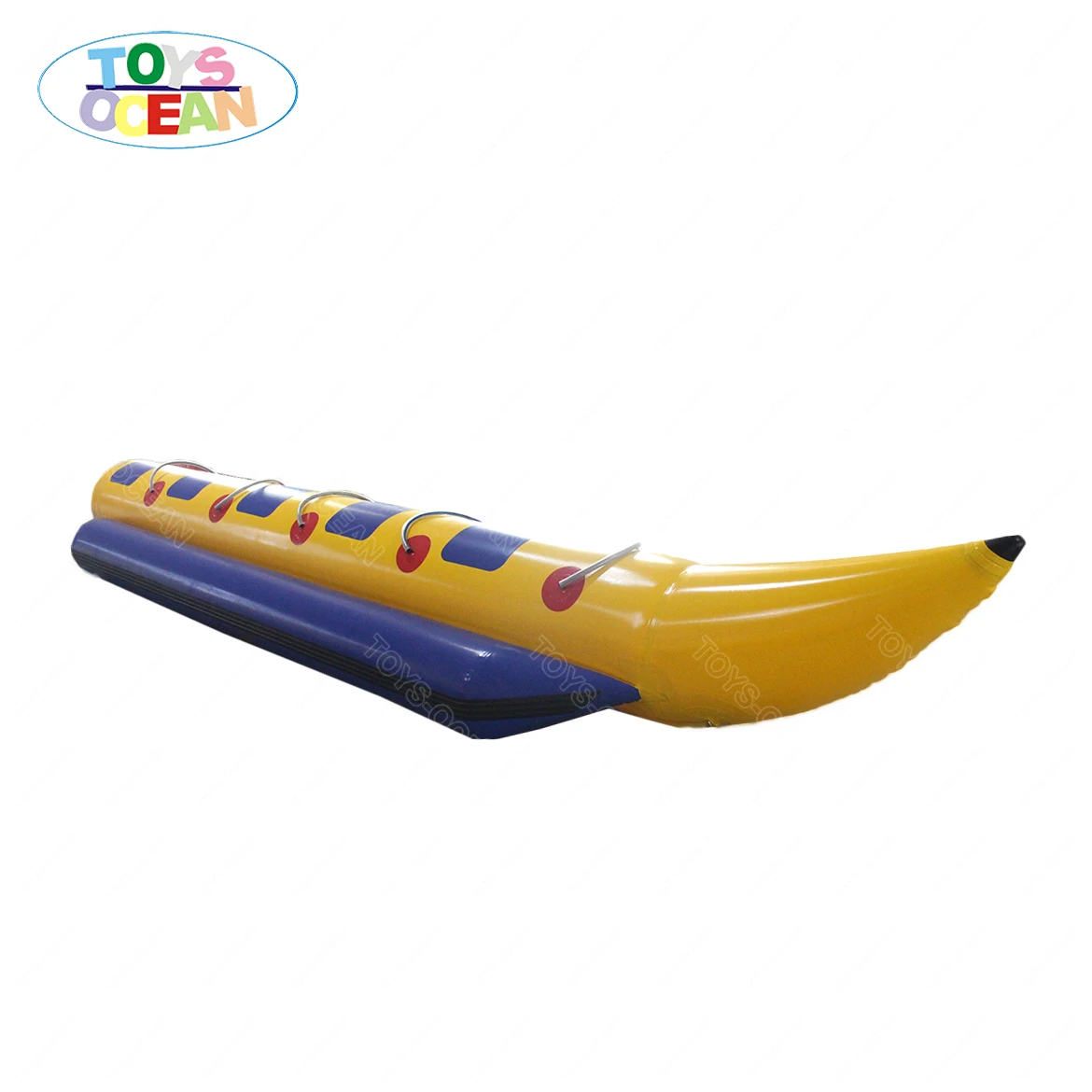 Customized cheap commercial grade water tow game inflatable banana boat for sale