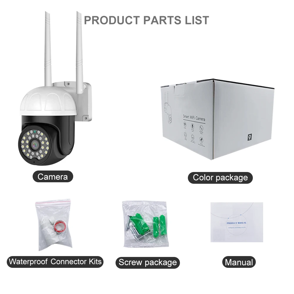 2mp Wifi Surveillance Ptz Camera Icsee Camera P2p Icsee Remote View Wireless Ip Security Camera