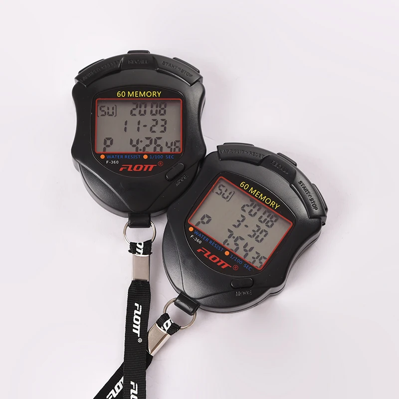 Professinal Waterproof Electronic Stopwatch  Timer Track Training Running Watch Handheld Sports Stopwatch
