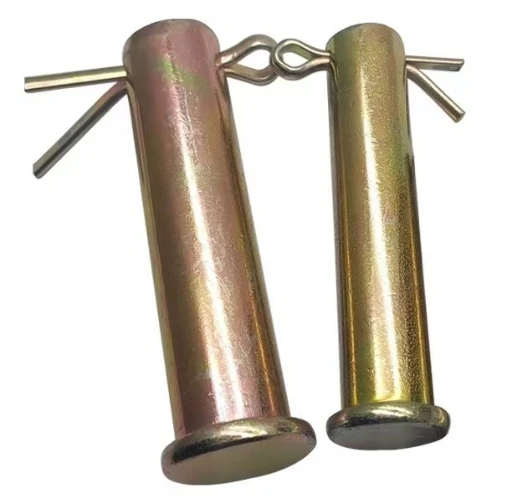 Color-plated flat head with perforated dowel pin M10x25-150