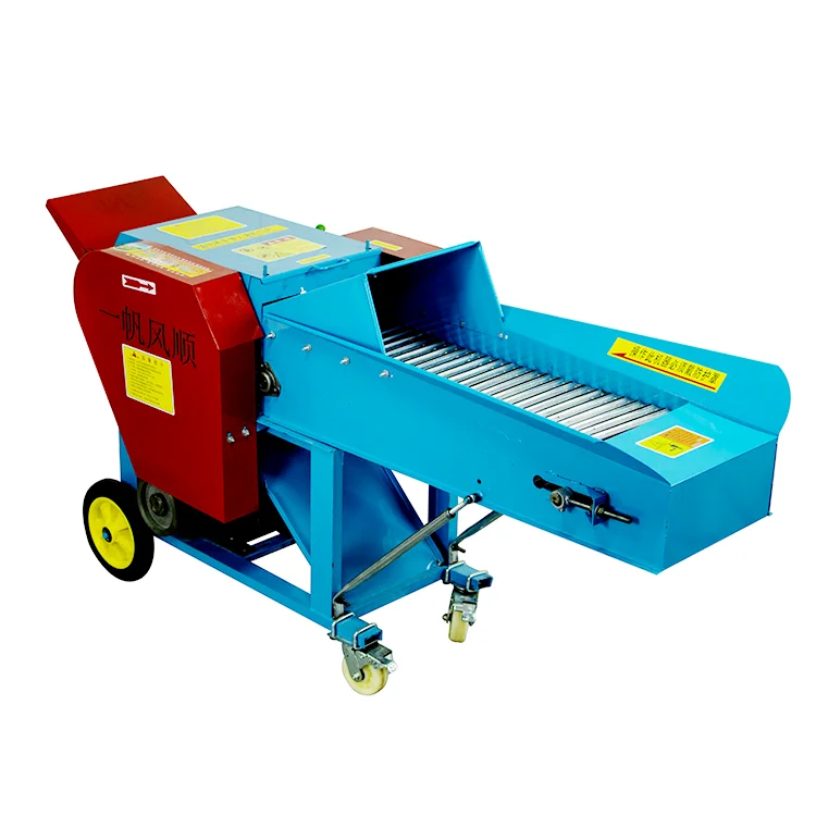 New Type Grass Chopper Farm Machinery Equipment Diesel Motor Small Cattle Fodder Chaff Cutter Machine Cattle Feed Crusher