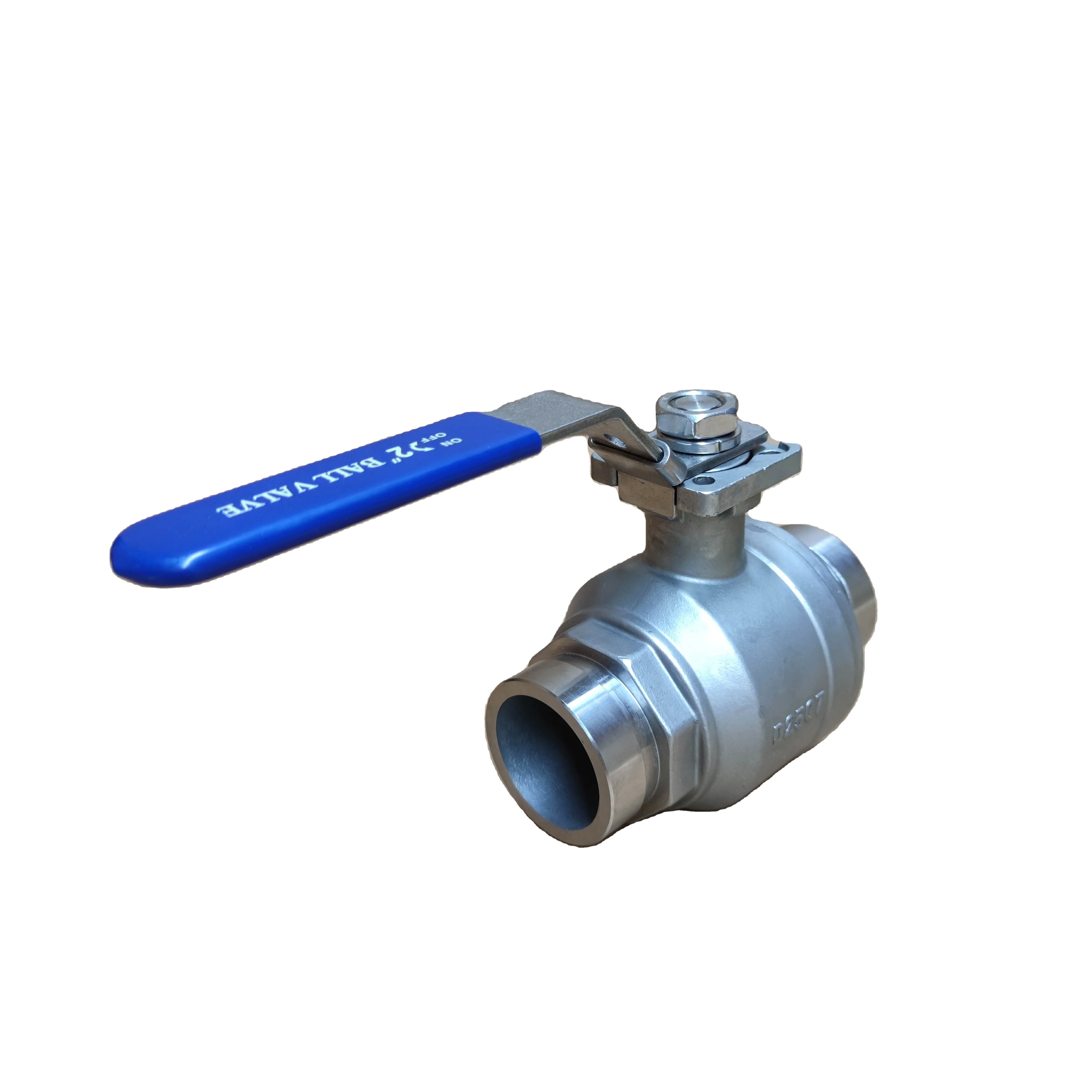 Super Duplex 2507 High Pressure Grooved Ball Valve with Top Mount Plate with Handle