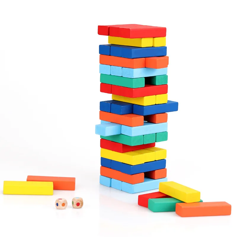 OEM big wooden building block kit for kids    educational wooden building blocks for kids