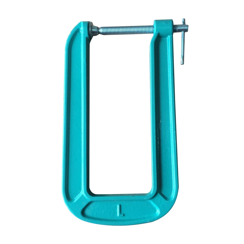Heavy Duty Deep Throat U-Clamp steel Deep Reach C-Clamp Jaw Opening DIY Carpentry Clamping Device