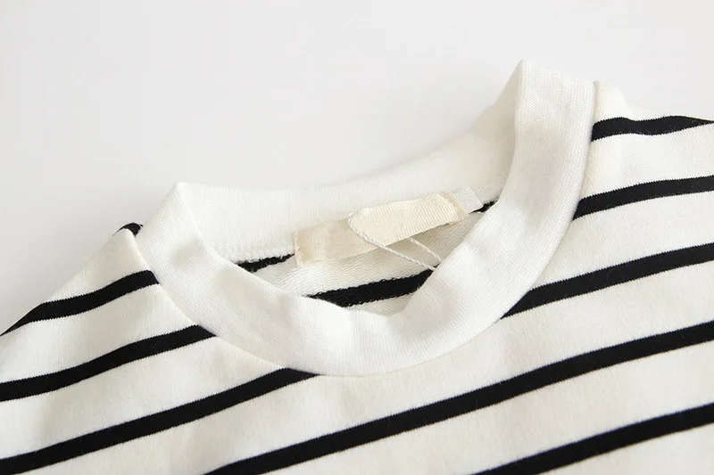 
Stripe Infant Base Shirt Long Sleeve Baby Tops For Girl 
