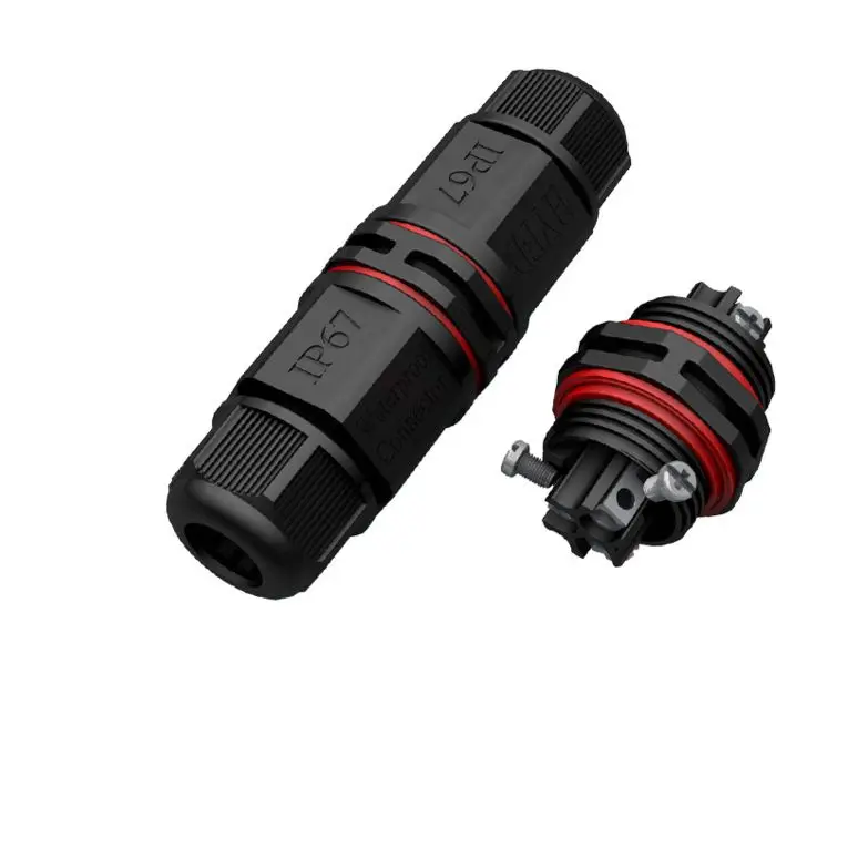 2 3 4 pin Screw spring crimp terminal Inserts surface mounted heavy duty sockets connector