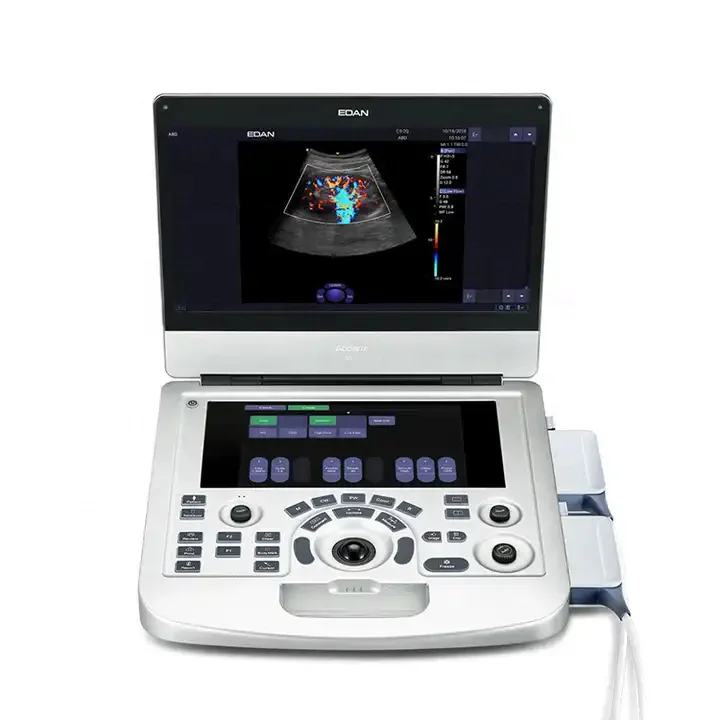 Edan Acclarix AX3 portable Color ultrasound with convex transducer Linear Ultrasound for human and vet clinic