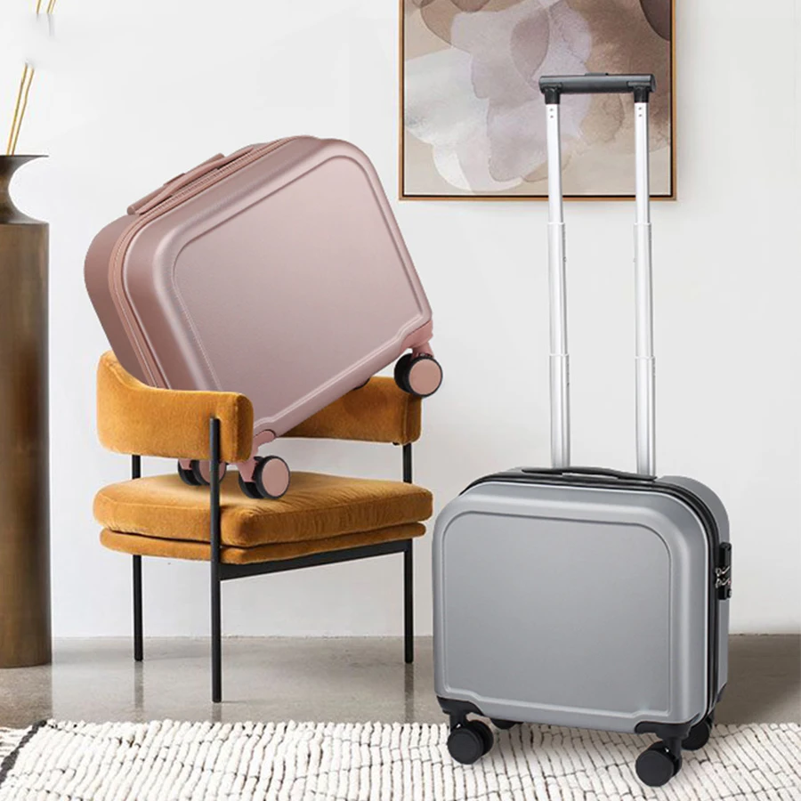 2022 New Design High Quality ABS 16 Inch Luggage Sets Rolling School Bag Hand Luggage Suitcase