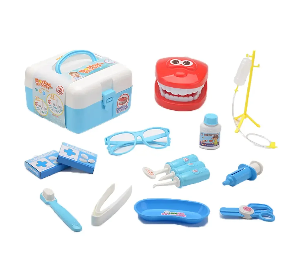 Stem Kids 15pcs doctor set toy pretend play toys numerous accessories interesting doctor toys set