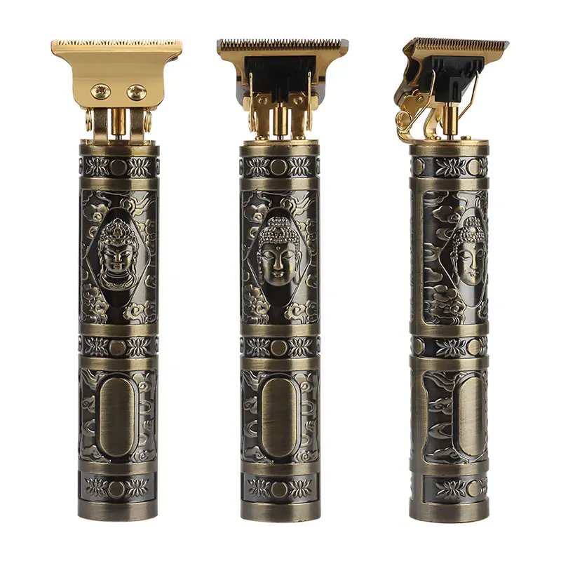 High Quality Electric Cordless Hair Cut Machine Professional Vintage T9 Hair Barber Trimmer Clipper Shaver For Men