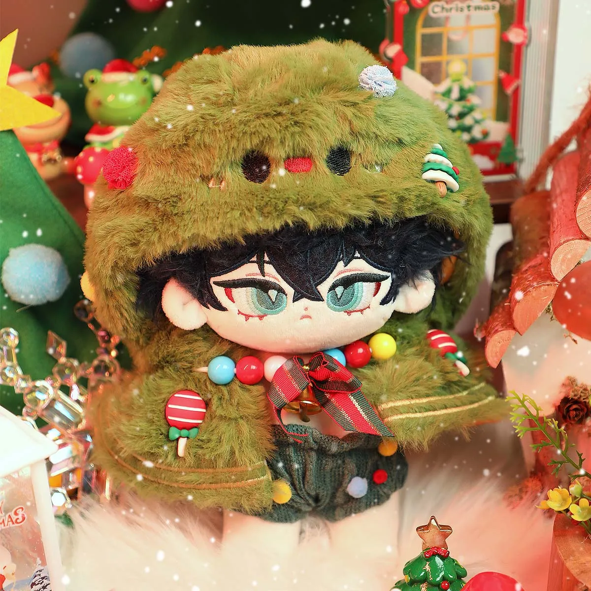 Vograce LOW MOQ Customized Korean 20cm Kpop Idol Dolls Custom Plushie Kawaii Character Stuffed Plush Doll With Clothes