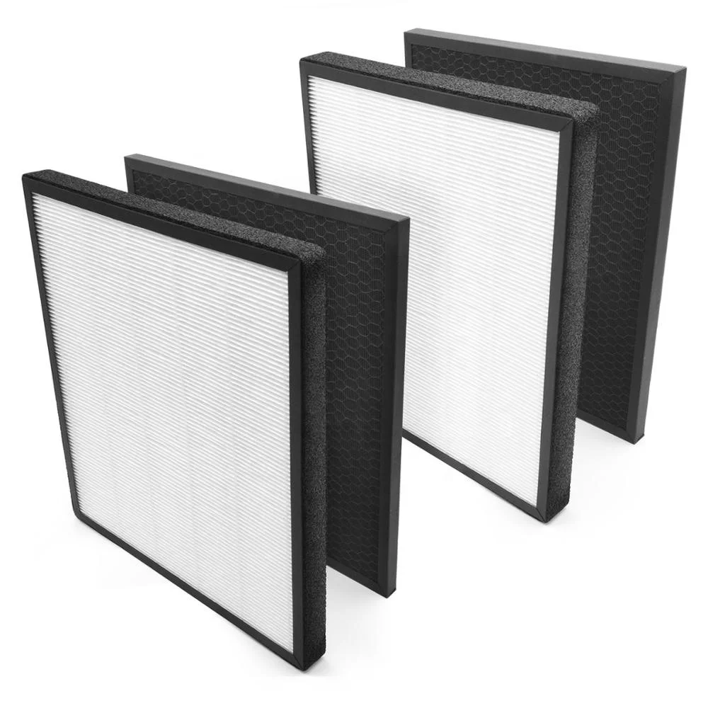 Amazon hot selling HEPA Air Filter for Levoit LV-PUR131 LV-PUR131-RF including 2 HEPA filters &  2 Activated Carbon Filters Set