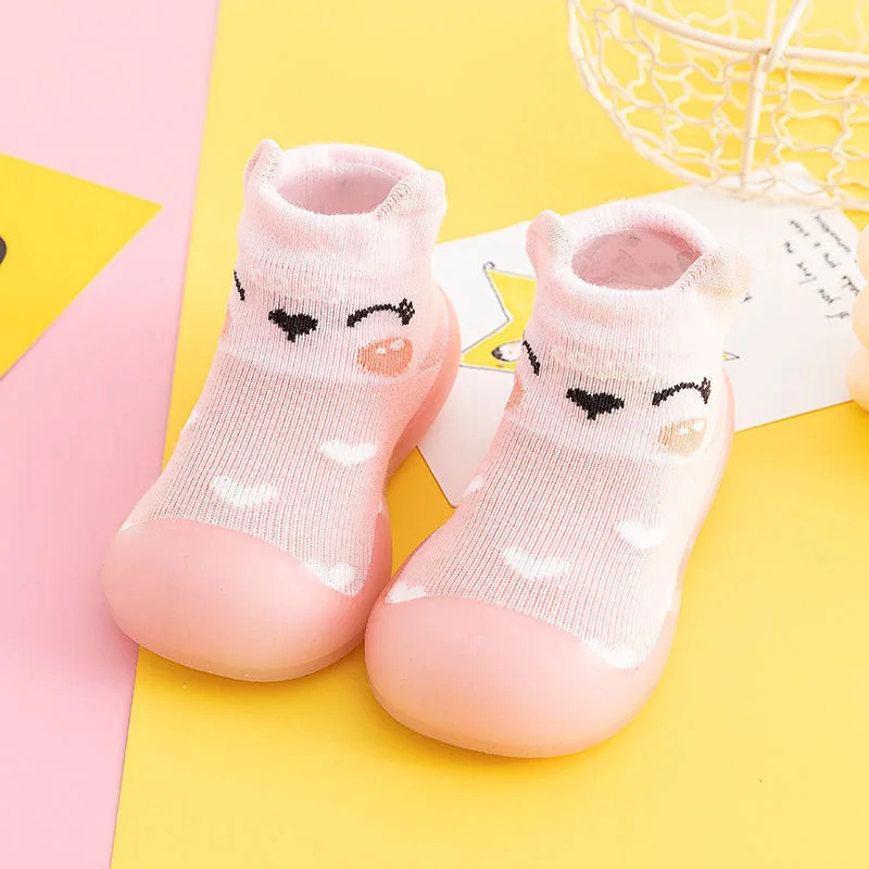 Wholesale Breathable Lightweight Non Slip New Sneakers Baby Toddler Walking Sock Shoes