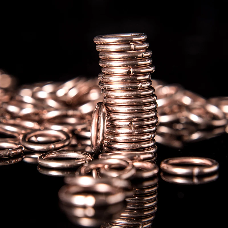 Factory price Bcu93P BCuP-2 copper phosphorus welding alloy ring for HVAC