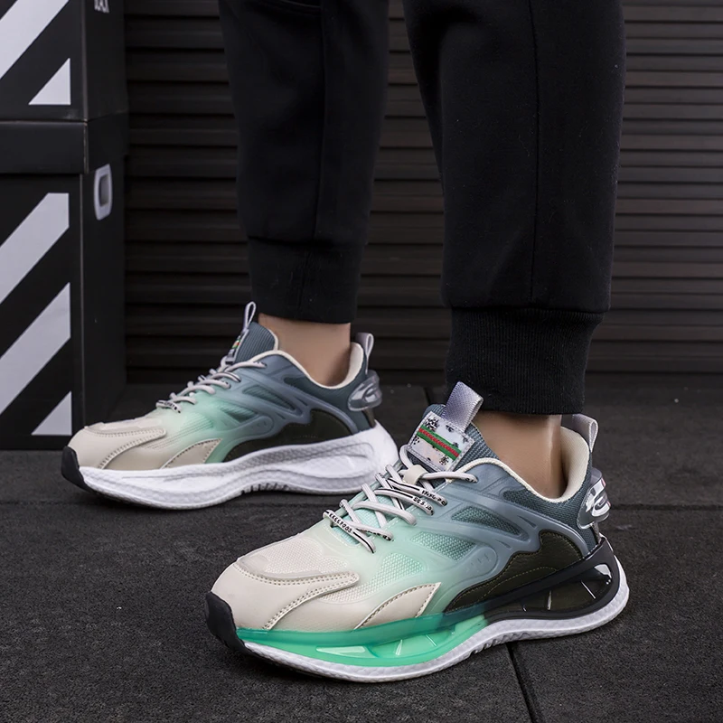 Adit Shoes Factory Wholesale New Design Comfortable Rubber Sole Breathable Mesh Running Walking BasketballStyle trend Shoes Men