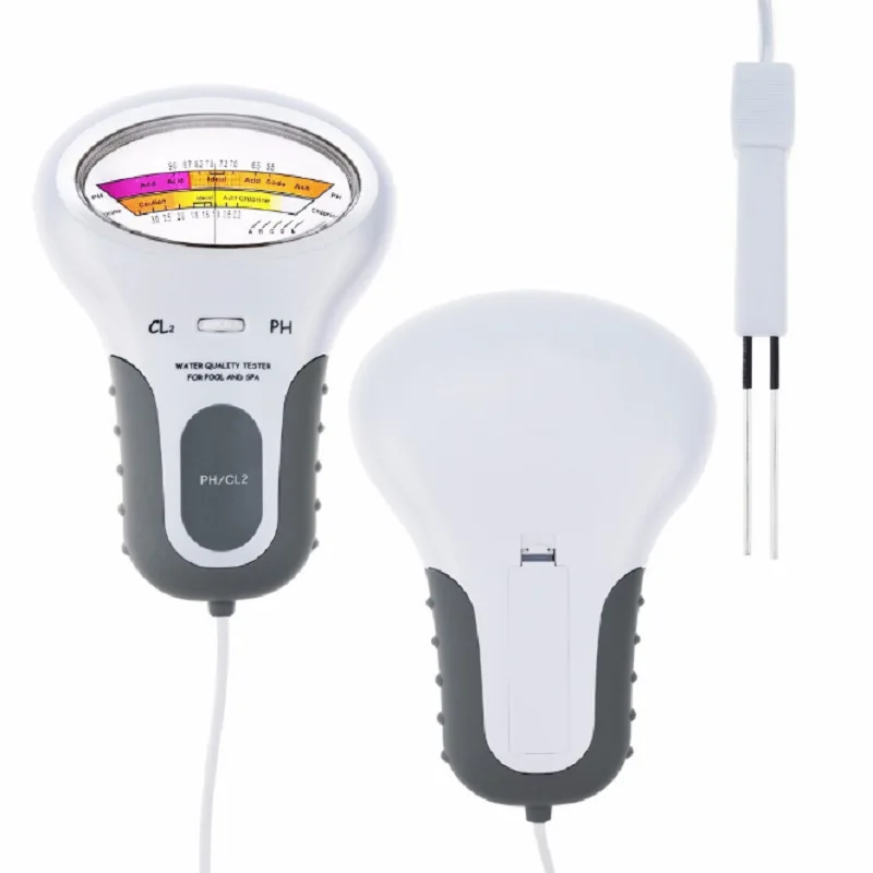 2 in 1 PH Chlorine Meter Tester PC-102 PH Tester Chlorine Water Quality Testing Device CL2 Measuring For Pool Aquarium